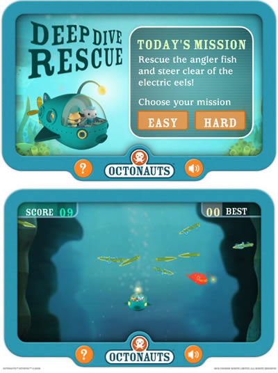 Octonauts Deep Dive Rescue gameplay