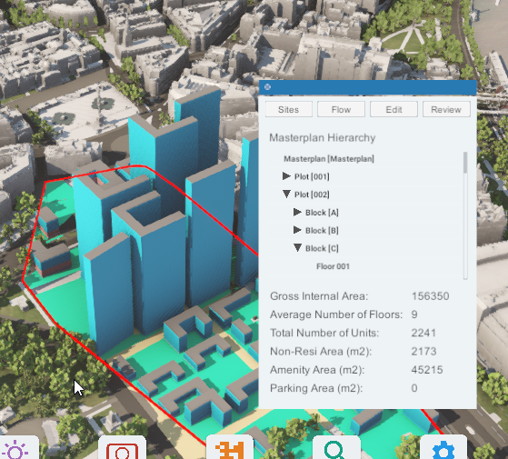 VU.CITY site capacity estimation tool